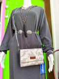 Winter Camo Crossbody Wallet