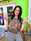 Good Bye Hubby Oversized Camo Tee• Made To Order