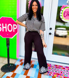 Classic Contrast V-Neck