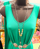 Honey Glow Crystal Necklace