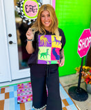 Claws Out Crystal Embellished Top