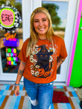 Pumpkin Patch Cat Tee• Made To Order