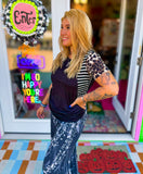 Wildlines Colorblock Top