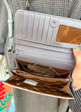 Winter Camo Crossbody Wallet