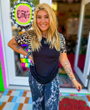 Wildlines Colorblock Top