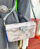 Winter Camo Crossbody Wallet