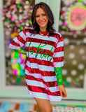 Santa’s Sparkle Mini Dress