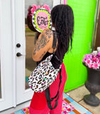 Party Leopard Print Waterproof Backpack/Bum Bag