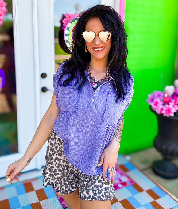 Purple Haze Pocket Top