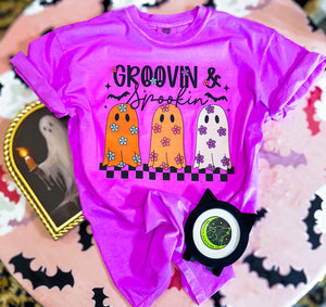 Groovy Ghouls Comfort Colors Tee• Made To Order