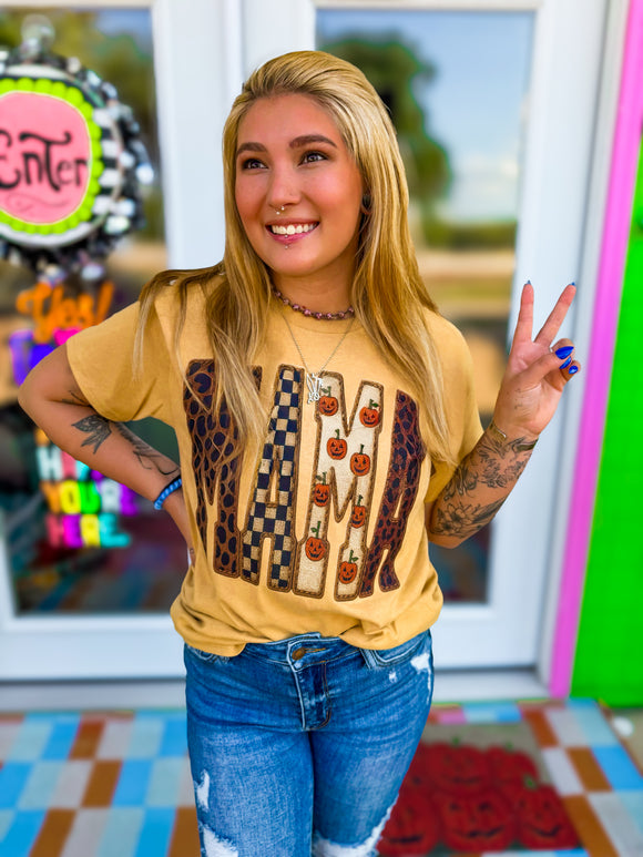 Patchwork Mama Tee• Made To Order