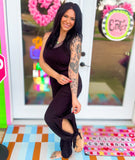 Blackout Babe Side Slit Jumper