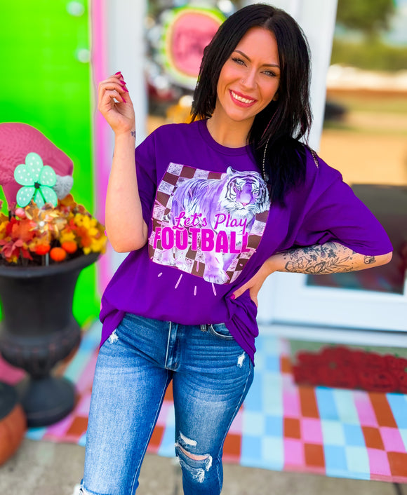 Let’s Play Football Tee• Made To Order