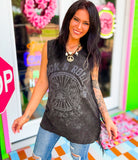 Whiskey Encore Fringe Top