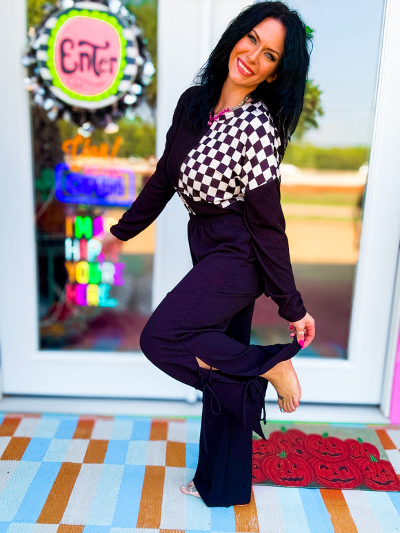 Midnight Sonata Bow Pants