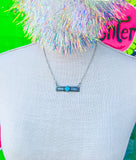 Setting the Bar , Turquoise Necklace