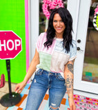 Ocean Avenue Patchwork Top