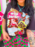 Wild Darlin’ & Dangerous Tee• Rhinestone Embellished