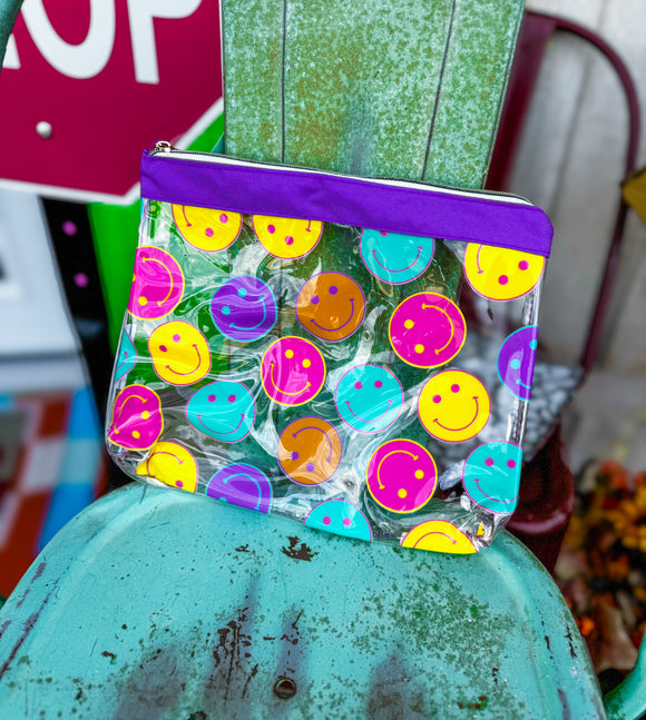 Clear Purse Organizer• Smiley