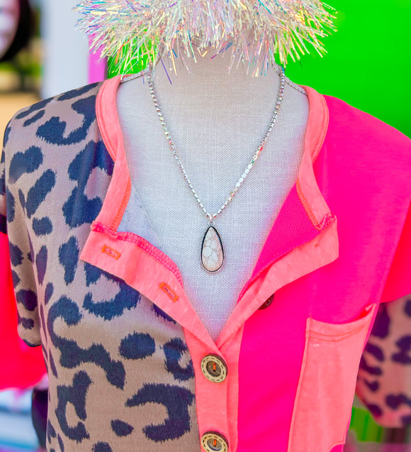 White Buffalo Dream Necklace
