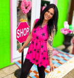 Spaced Out & Sassy Babydoll Top