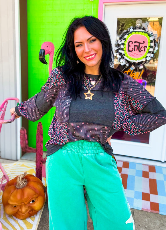 Rustic Romance Pullover Top