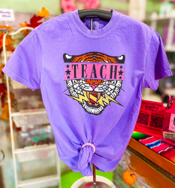 Tiger Teach Comfort Colors Tee• Made To Order