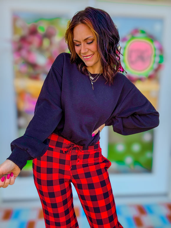 Not Your Basic Black Sweater