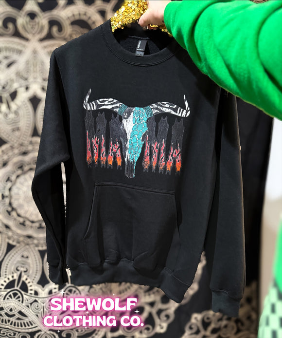 Lethal By Nature Pull Over Sweater• Made To Order