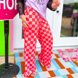 Cherry Bomb Fit And Flare Pants