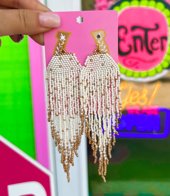 Summer Stardust Sea Bead Earrings