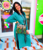 Evergreen Escape Hooded Duster