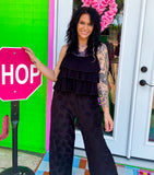 Fresh & Flirty Cami• Black