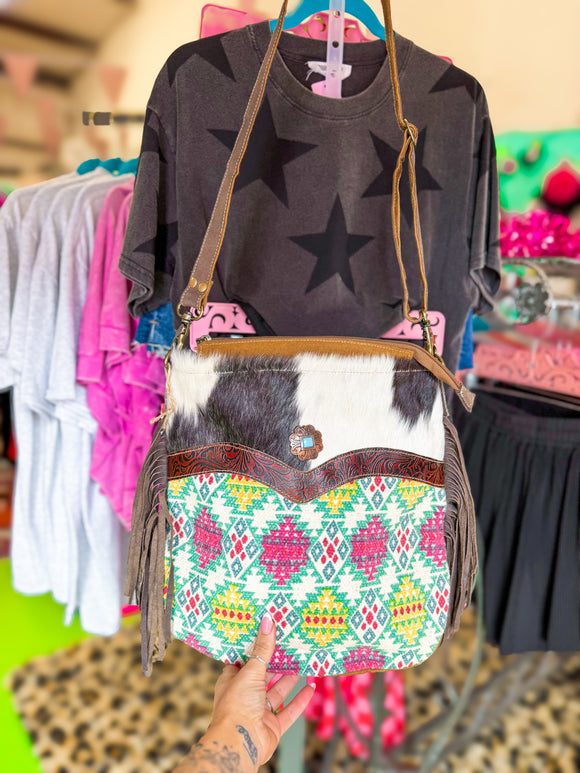 Outlaw Jewel Fringe Purse