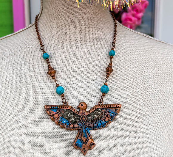 Talons & Turquoise Necklace