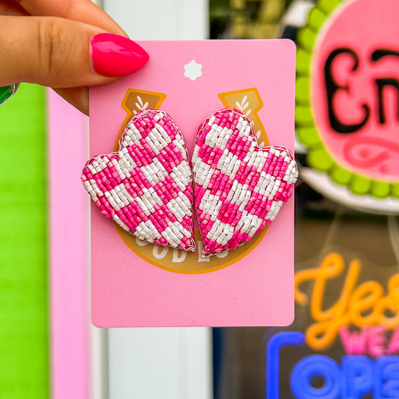 Cherished Checkered Earrings