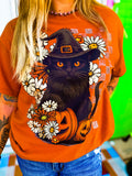 Pumpkin Patch Cat Tee• Made To Order