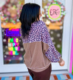 Leopard Lover Pull Over Top