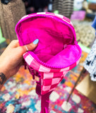 Dashpack Sling• Hot Pink Checkered