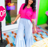 Electric Flamingo Top