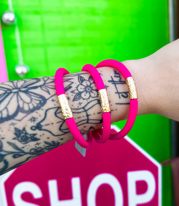 Magenta Bracelet Trio