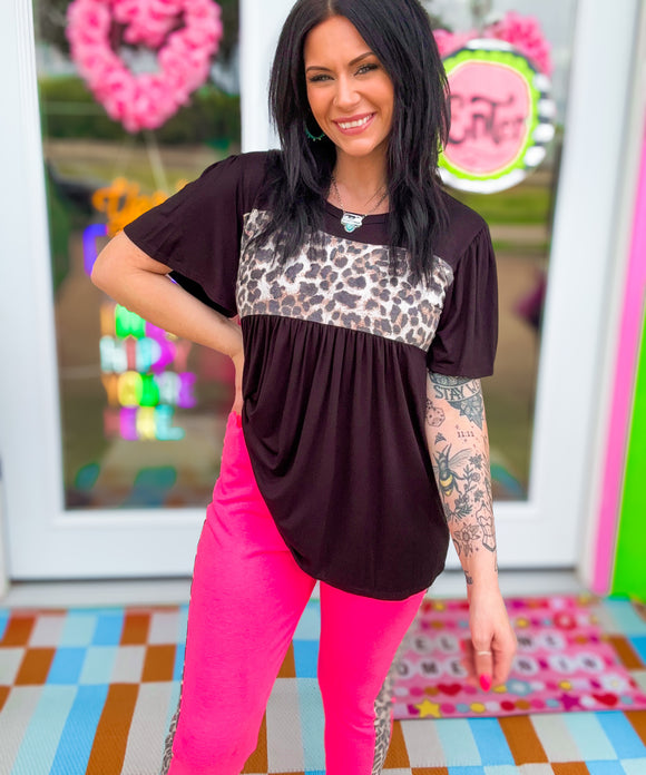 Savage Sweetheart Colorblock Top