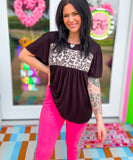 Savage Sweetheart Colorblock Top