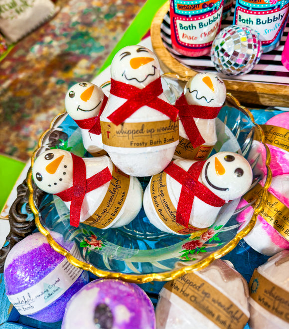 Snowman Bath Bomb• Stress Ball
