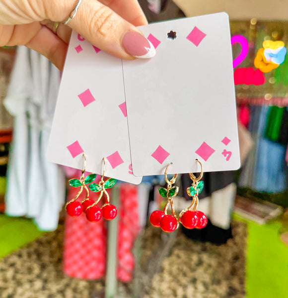 Sweet As Pie Hoop Earrings