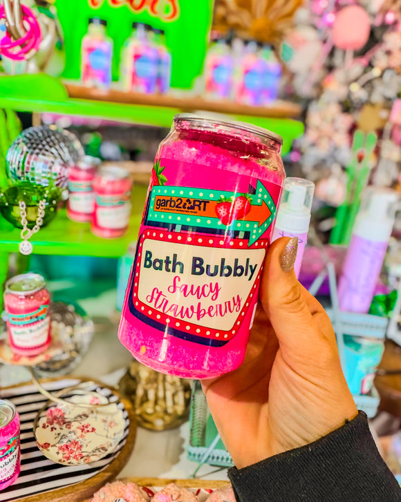 Saucy Strawberry Bath Bubbly