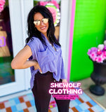 Purple Haze Pocket Top