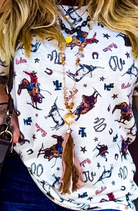 Desert Dreamcatcher  Fringe Necklace