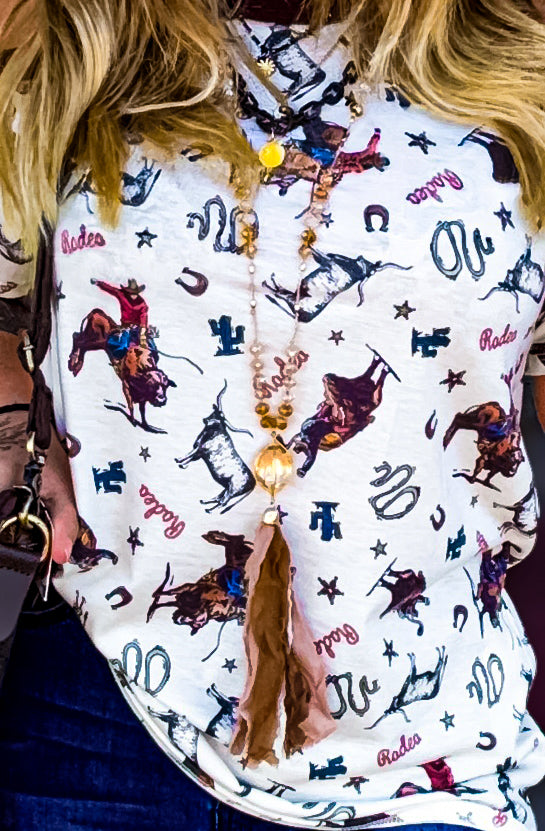 Desert Dreamcatcher  Fringe Necklace