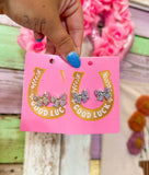 Just A Girl Bow Stud Earrings • AB Crystals & Silver